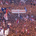 Протест против шиптарског проглашења независности Косова и Метохије
